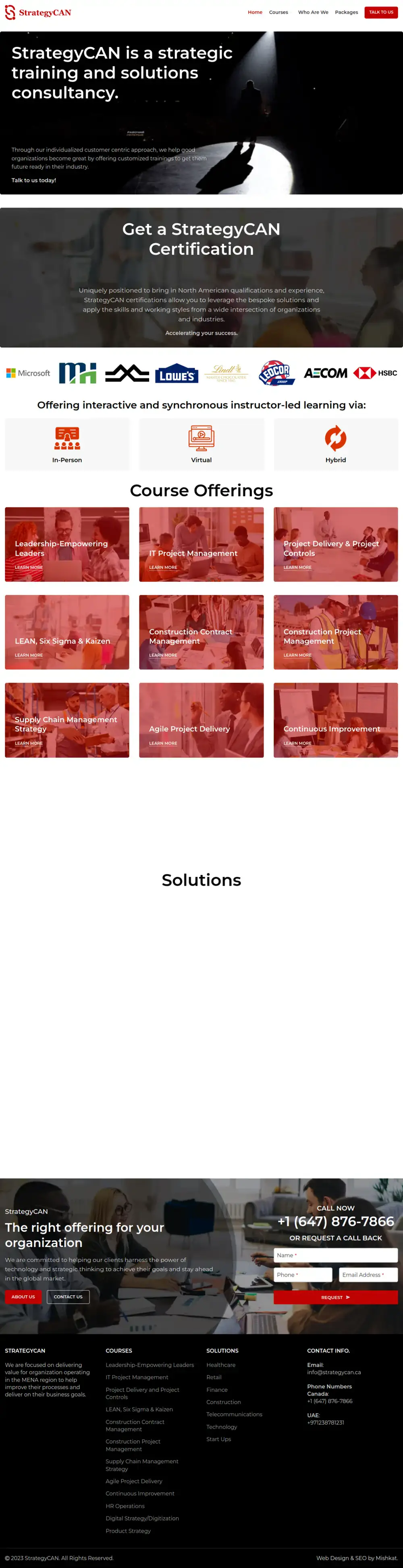 StrategyCAN homepage preview