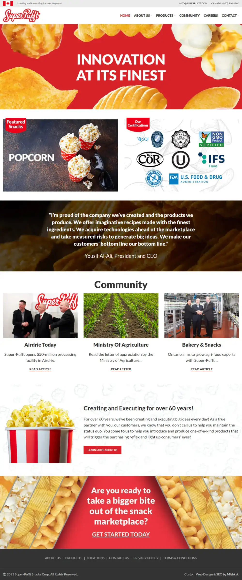 Super-Pufft homepage preview