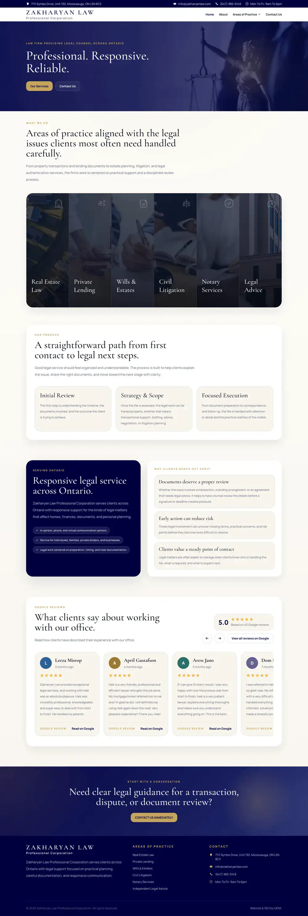 Haik Zakharyan homepage preview